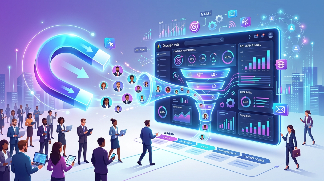 حملات تجميع بيانات العملاء (Lead Generation) عبر جوجل: الدليل الشامل